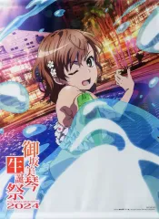 御坂美琴生誕祭2024年　壁がけタペストリー　クリアファイル、紙袋セット 御坂美琴生誕祭2024年 壁がけタペストリー クリアファイル、紙袋