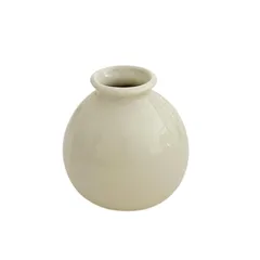 九谷永山 花と鳥の装飾 陶器の花瓶or壺