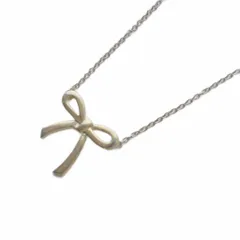 ティファニー TIFFANY & CO. ボウ リボン ネックレス ペンダント リボンモチーフ 925SV シルバー /YO11 ■OHのサムネイル
