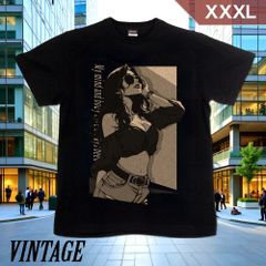 GENJU XXXLサイズ イラスティック　都会的　グラフィック メンズ 美人 Tシャツ 半袖 Don't tie me down. 