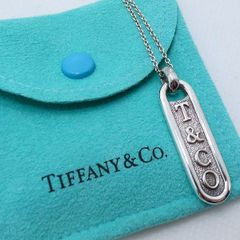 Tiffany ＆ Co.ティファニー ネックレス ロゴプレート シルバー925