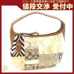  コーチ ワンショルダーバッグ シグネチャー パッチワーク