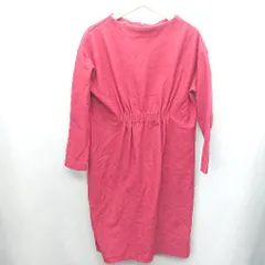 ◇ ROPE' ロペ 綿混 無地 長袖 膝丈 ワンピース サイズM レディース E  【1408220026630】