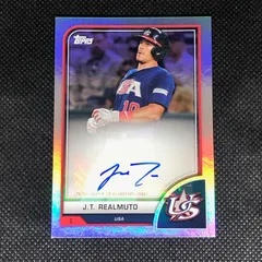 J.T.リアルミュート / J.T. Realmuto 2023 Topps World Baseball Classic サインカード AV-JRE
