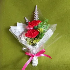 造花 ミニブーケ  カーネーション  母の日  花束