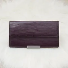 【LOUIS VUITTON】ルイ・ヴィトン エピ ポルトフォイユ サラ 長財布 カシス M6374K