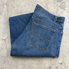90s　Levi's　リーバイス　517　刻印575　ブーツカット　フレア　ベルボトム　ボトムス　デニムパンツ　古着　ブルー　青　W38 L28