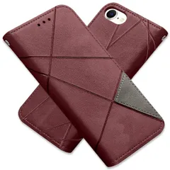 7 財布型 8 レザー 第2世代 スマホケース 第3世代 カード収納 アイフォンSE マグネット式 手帳型 スタンド機能 ケース 高級PUレザー ケース 携帯カバー ケース 耐衝撃 iPhone7 レンズ保護 iPhone8 擦り傷防止 SE2 ストラップホー