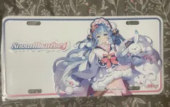 グッズ]雪ミク ナンバープレート（SNOW MIKU 2023ver.）｜SNOW