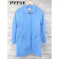 ◇ GLOBAL WORK グローバルワーク 長袖 ステンカラー コート サイズM ブルー系 レディース 【中古】 【1103110008665】