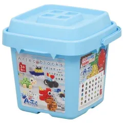 (まとめ)アーテック Artecブロック/カラーブロック 〔ビビット〕 バケツ入り 112pcs ABS製 〔×5セット〕