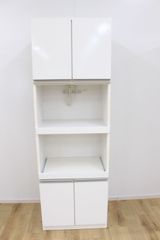 ダイニングボード 幅60cm ハイタイプ モダンダイニングラック ク玄関収納 可動式　　日本製　完成品　大川家具
