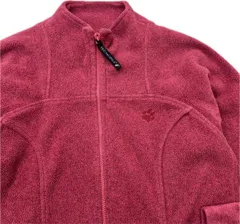 Jack Wolfskin ☆ フリースジャケット インナー レイヤード レッド 赤系 レディース L相当 登山 アウトドア ジャックウルフスキン■AB329のサムネイル