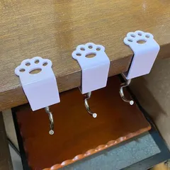 S.T.S.G テーブルフック バッグハンガー カバン掛け デスク 机 可愛い 動物 3個セット 収納 回転 コンパクト 頑丈(カラフル)