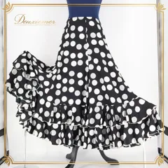 フラメンコ　衣装のみ　イベリア　エルモサ　ベージュ　イエロー　レッド　水玉 フラメンコ 衣装のみ イベリア エルモサ ベージュ イエロー