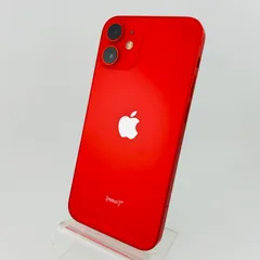 バッテリー83% iPhone12mini 64GB レッド SIMフリー(simロック解除済)  中古 本体 動作確認済  【最短送料無料】 X-962