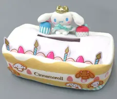 【中古】ティッシュケース・ティッシュカバー 王冠☆バースデープロモーション ティッシュBOXカバー 「シナモロール」