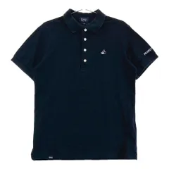 サイズ：4 PEARLY GATES パーリーゲイツ DISNEY ディズニー 2023年 半袖ポロシャツ ミッキー  ネイビー系 [240101474822] ゴルフウェア メンズ ストスト