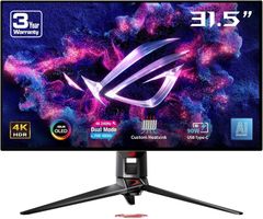 ［並行輸入品］ASUS ROG Swift OLED PG32UCDP ゲーミングモニター 32インチ  4K 240Hz FHD 480Hz 0.03ms G-SYNC対応 カスタムヒートシンク 99%DCI-P3 True 10ビット USB-C 90W