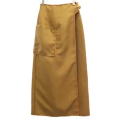 レイビームス パイピング ラップ スカート 0 ブラウン系 Ray BEAMS 61-27-0902-286 レディース 【中古】  【230606】