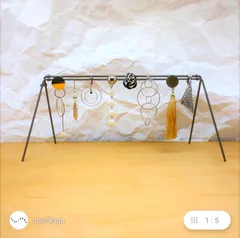 折りたためるイヤリング　ピアススタンド