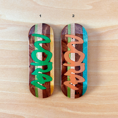 NORA Skateboards Split‐Ply Cruiser ShapeとRailbar【指スケ