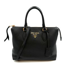【極美品】PRADA　プラダ　ショルダーバッグ　2WAYバッグ　ヴィッテロ フェニックス　ゴールド金具　ハンドバッグ