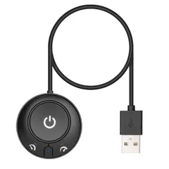 Rii マウス ジグラー 検出不可、オン/オフ スイッチ付き USB マウス ジグラー、ドライバー不要のコンピューター マウス ムーバー、2 つの速度の選択 - ブラック (JP RM909)