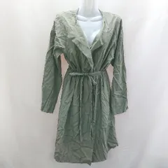 ◇ ◎ niko and … ニコアンド 長袖 膝丈 ワンピース サイズF カーキ系 レディース E  【1410100001309】