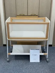 クリーニング済み　説明書付　wagon リリワゴン2  ベビーベッド　マット付