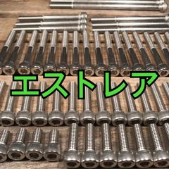 ステンレス製 エストレア  BJ250A 左右エンジンカバーボルト 合計35本