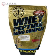 【トクキレ】GOLD’S GYM ゴールドジム ホエイペプチド アミノコンプレックス ヨーグルト風味 500g 未開封 たんぱく質加工食品 ビタミンB群配合