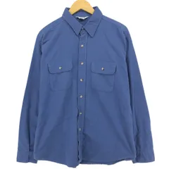 古着 70~80年代 ファイブブラザー Five Brother 長袖 シャモアクロスシャツ USA製 メンズXL相当 ヴィンテージ/eaa486509