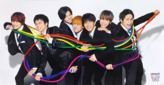 【中古】ポスター [単品] 折りポスター(四つ折) ジャニーズWEST(WEST.) 「CD rainboW WESTん家Tシャツ付き通販盤」 Johnny’s Shopオンラインストア限定 同梱品