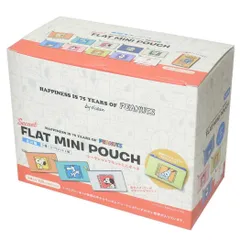 スヌーピー ミニポーチ シークレットフラットミニポーチ 全10種 10個入セット Happiness is 75 years of Peanuts ピーナッツ ティーズファクトリー コレクション雑貨 まとめ買い キャラクター グッズ 