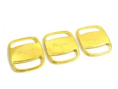 ■美品～■ Salvatore Ferragamo フェラガモ ヴァラ ベルトバックル 3点セット まとめ売り レディース ゴールド系 DF5541のサムネイル
