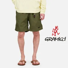 グラミチ GRAMICCI ショートパンツ ハーフパンツ 半ズボン 短パン クライミングパンツ ハーパン ナイロンパッカブルGショーツ NYLON PACKABLE G-SHORT ユニセックス 水陸両用 OLIVE M L XL G4SM-P146
