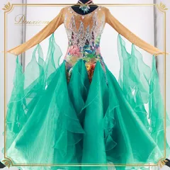 ライムグリーン ダンスドレス レース装飾、新品、L➰２Lサイズ、 ライムグリーン ダンスドレス レース装飾、新品、L➰2Lサイズ