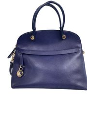 ✨激レア美品✨FURLA フルラ パイパー 2way ショルダーバッグ ネイビー