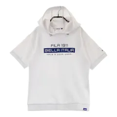 サイズ：M FILA GOLF フィラゴルフ  半袖パーカー  ホワイト系 [240101489574] ゴルフウェア レディース ストスト