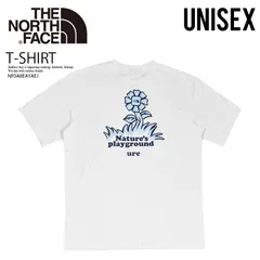 THE NORTH FACE ノースフェイス M FLOWER SS TEE OVERSIZED M フラワー ショートスリーブ オーバーサイズド 半袖 トップス メンズ レディース NF0A8EAYAEJ WHITE NAVY ホワイト ネイビー