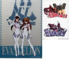 【中古】クリアファイル 式波・アスカ・ラングレー＆真希波・マリ・イラストリアス A4クリアファイル・ステッカーセット 「一番くじ エヴァンゲリオン ～使徒 、襲来～」 H賞