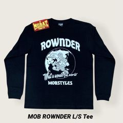 MOBSTYLES　モブスタイルス　MOB ROWNDER L/S TEE 黒