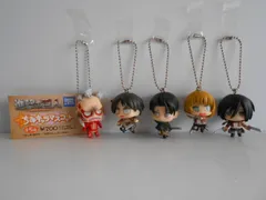 ♯Jxt22Bz進撃の巨人ちみキャラマスコット全5種