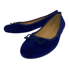 LibertyDoll リバティードール ラウンド ローパンプス sizeLL/ブルー