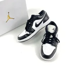 NIKE　ナイキ　2022　DC0774-101　WMNS AIR JORDAN 1 LOW　エア ジョーダン 1 ロー　スニーカー　27.5cm　ホワイト/ブラック　タグ・箱付