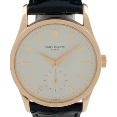 【OH済】パテックフィリップ PATEK PHILIPPE カラトラバ 3796 腕時計 レザー ローズゴールド 手巻き シルバー レディース 【中古】のサムネイル