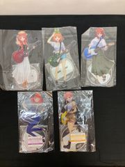 [광점] 5종 세트 기타 연주 ver. 특대 아크릴 스탠드 영화 5등분의 신부 신작 일러스트 이치카 니노 미츠요 요바 5월 [721-2328]