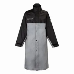 新品 [ホンダ] レインコート スクーターレインコート 0SYES-64A-NF グレー/ブラック FREE