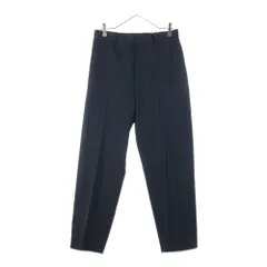 JIL SANDER (ジルサンダー) 23AW ライト ウールギャバ ストレート スラックス パンツ ブラック J22KA0127 J40117のサムネイル